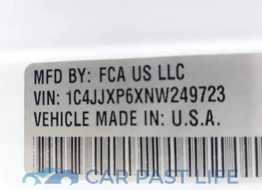 1C4JJXP6XNW249723# 9