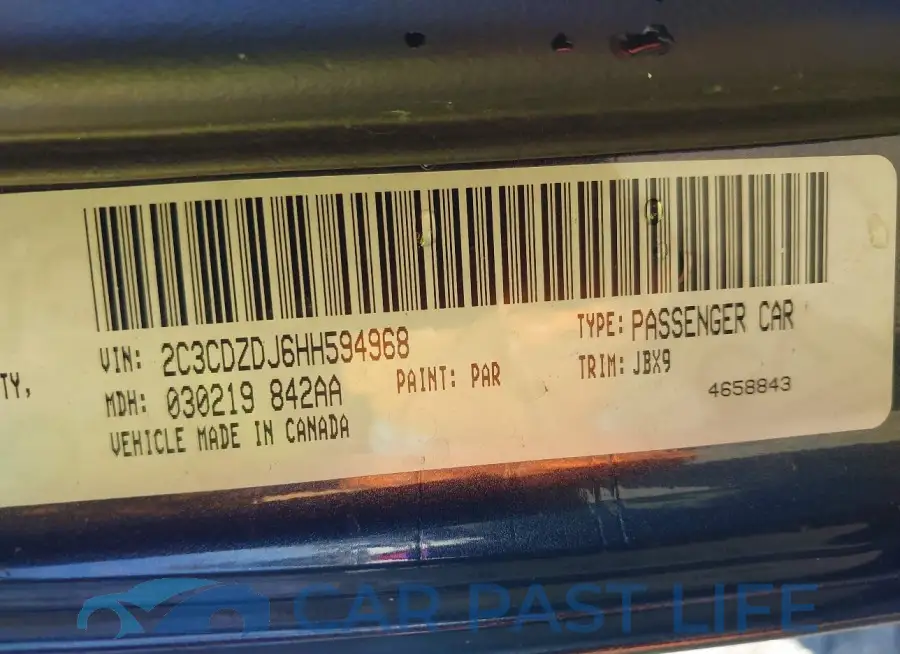2C3CDZDJ6HH594968# 9