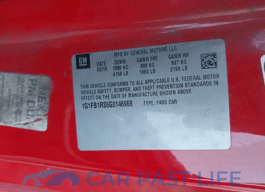 1G1FB1RS6G0146968# 9