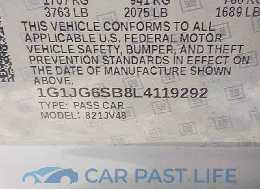 1G1JG6SB8L4119292# 9