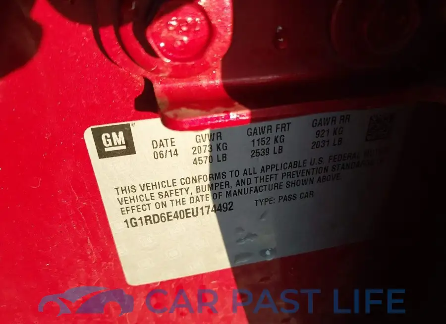 1G1RD6E40EU174492# 9