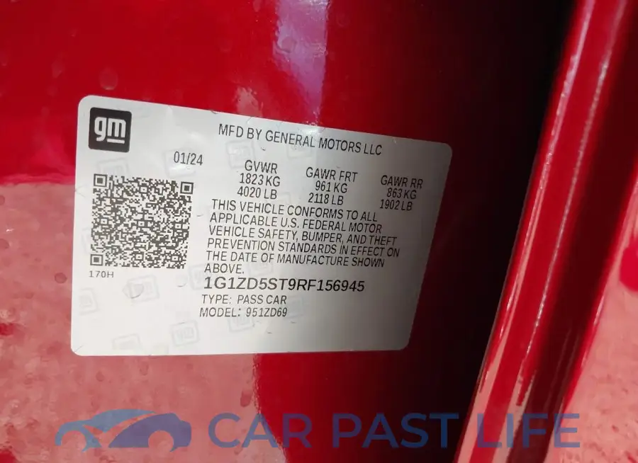 1G1ZD5ST9RF156945# 9