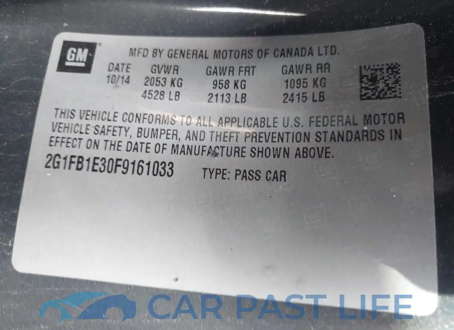 2G1FB1E30F9161033# 9