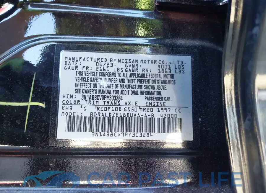 3N1AB8CV9PY303284# 9