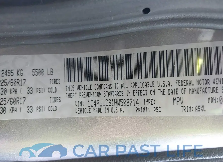 1C4PJLCS1HW502714# 9