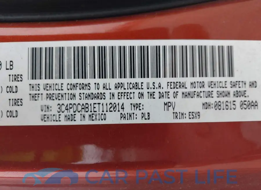 3C4PDCAB1ET112014# 9