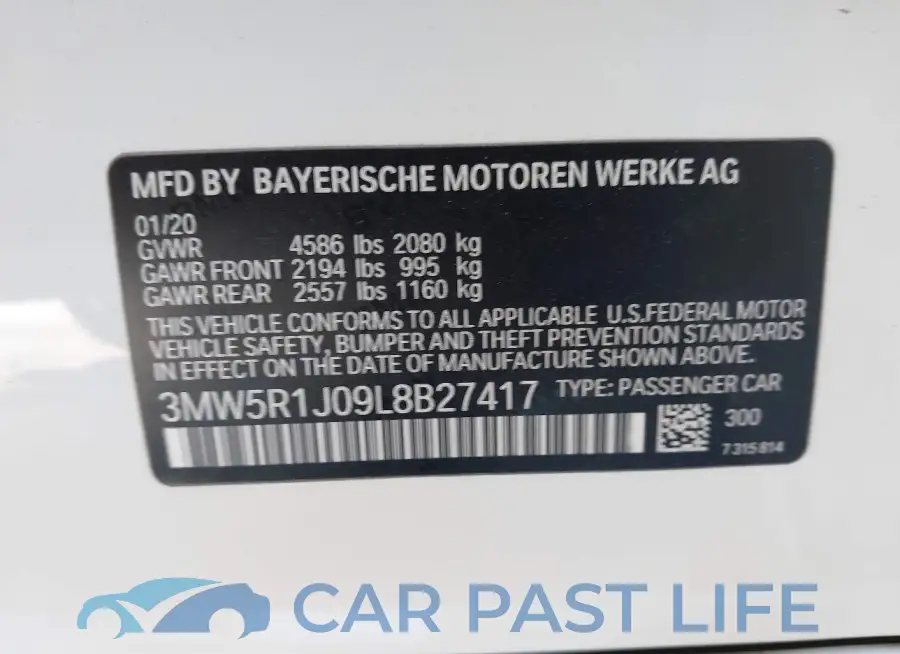 3MW5R1J09L8B27417# 9