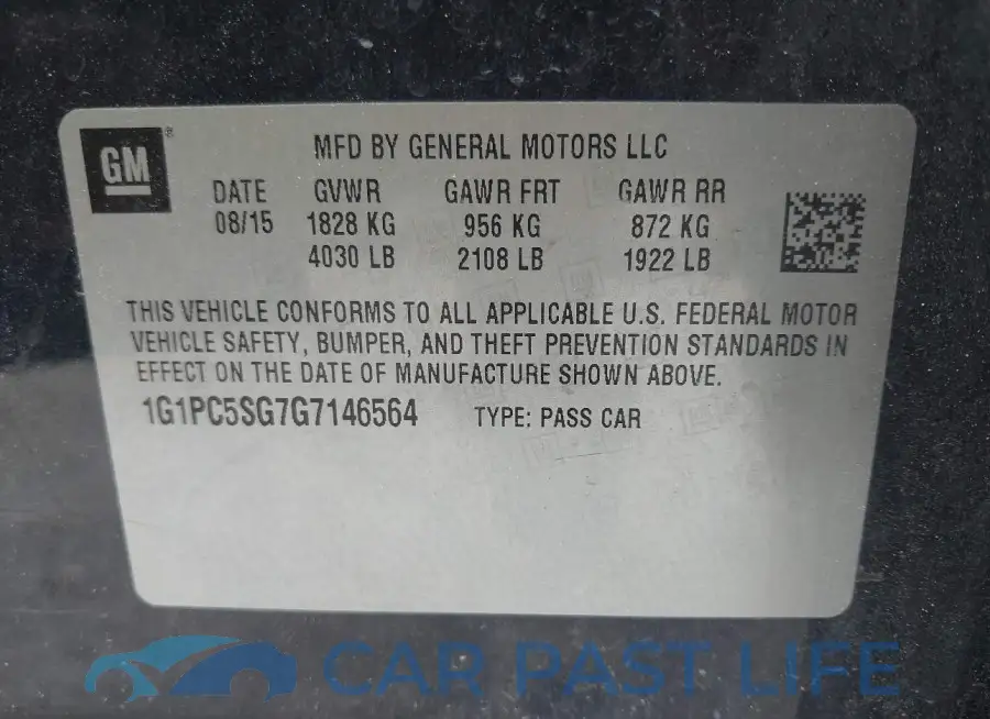 1G1PC5SG7G7146564# 9
