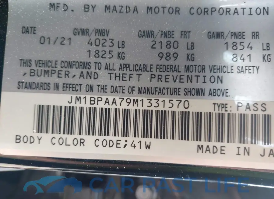 JM1BPAA79M1331570# 9