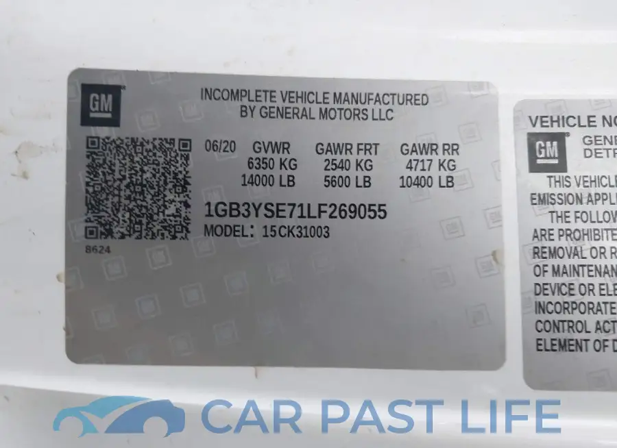 1GB3YSE71LF269055# 9