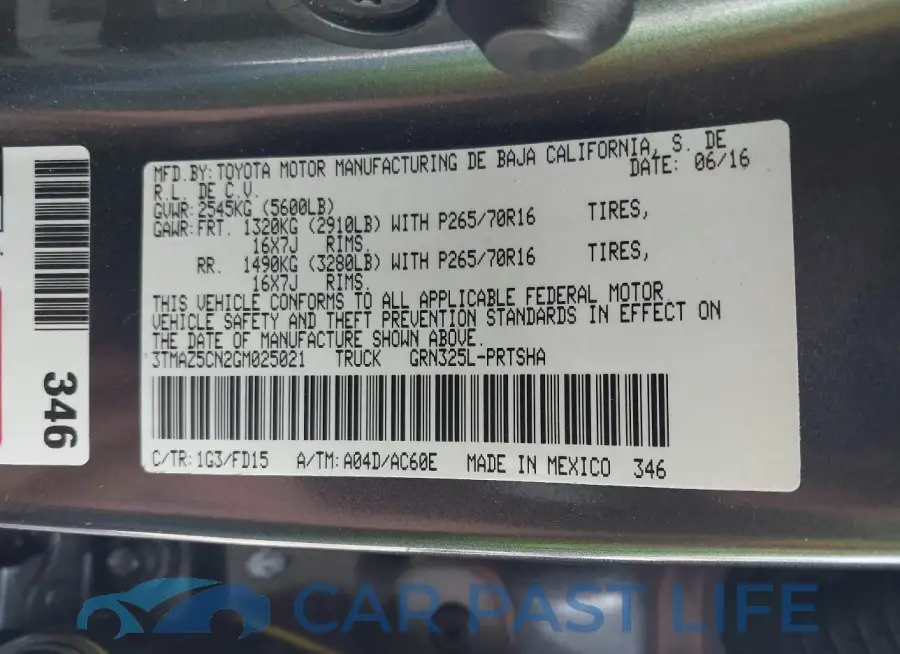 3TMAZ5CN2GM025021# 9