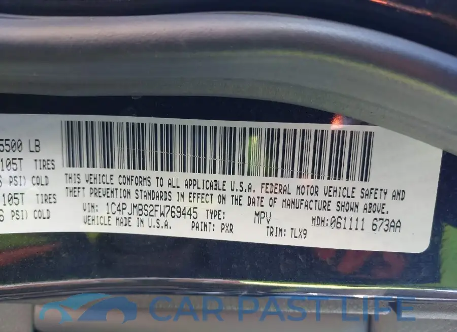 1C4PJMBS2FW769445# 9