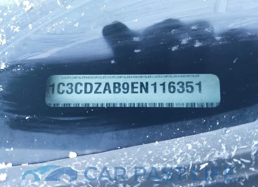 1C3CDZAB9EN116351# 9
