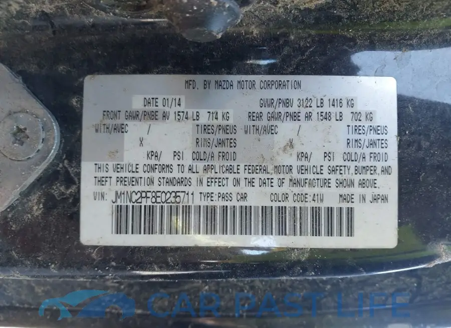JM1NC2PF8E0235711# 9