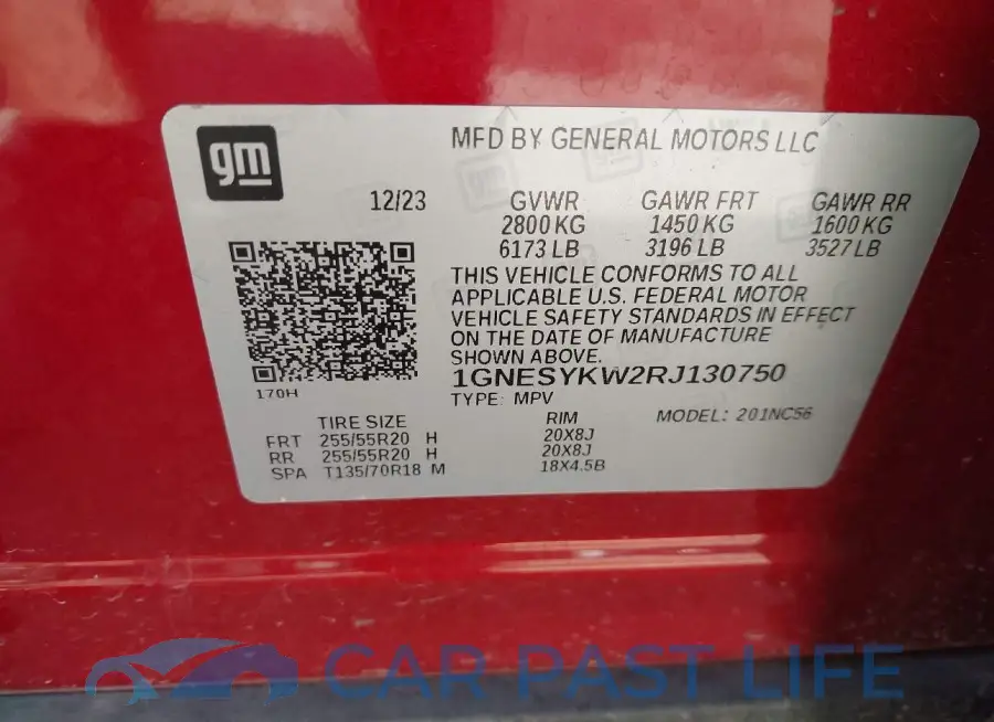 1GNESYKW2RJ130750# 9