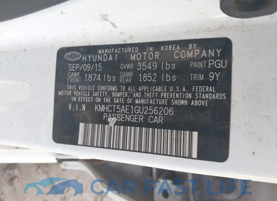 KMHCT5AE1GU256206# 9