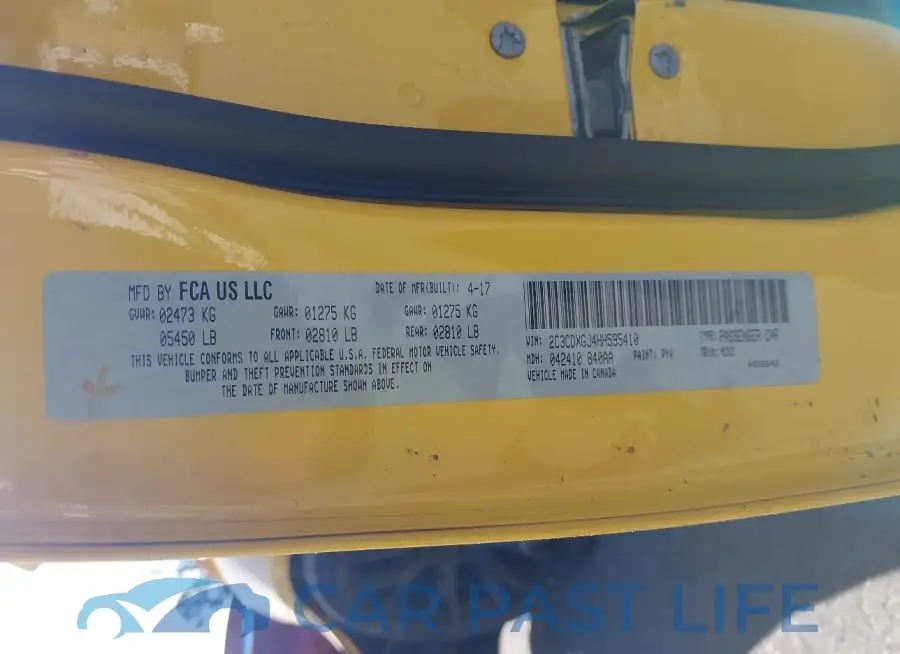 2C3CDXGJ4HH595410# 9
