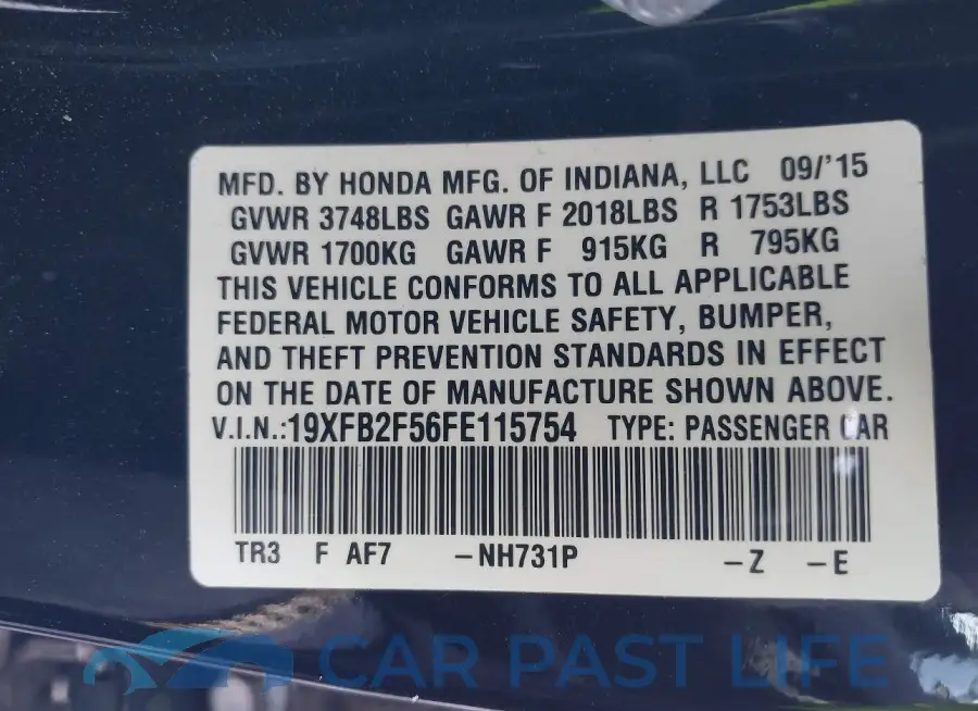 19XFB2F56FE115754# 9