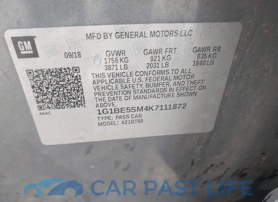 1G1BE5SM4K7111872# 9