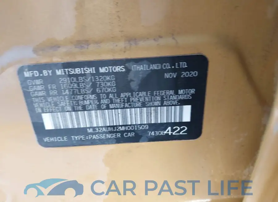 ML32AUHJ2MH001509# 9
