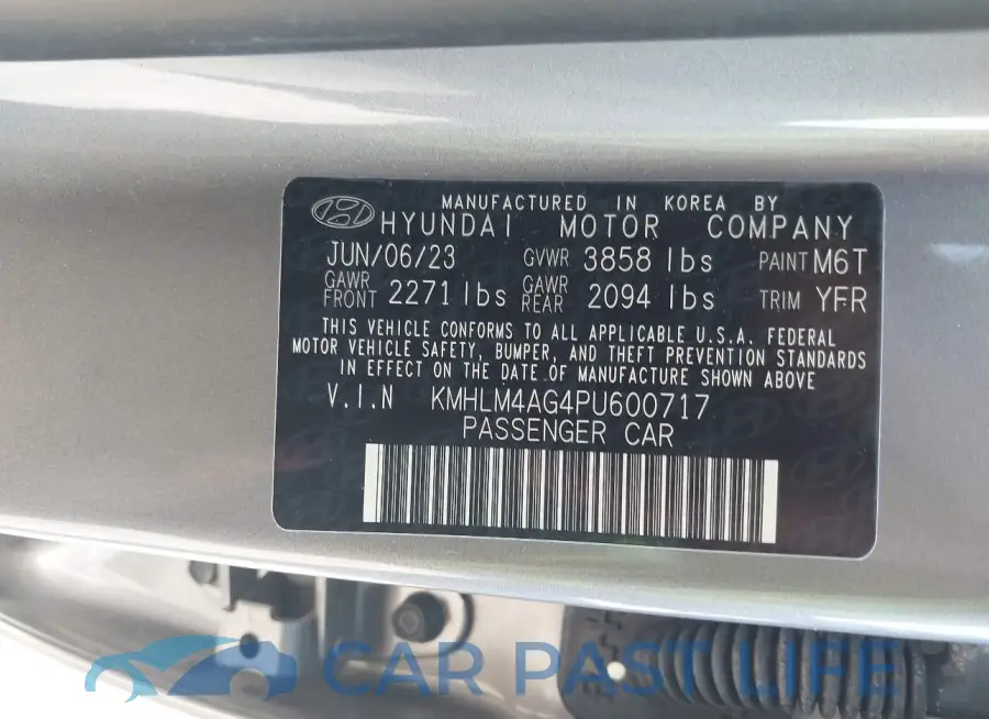 KMHLM4AG4PU600717# 9