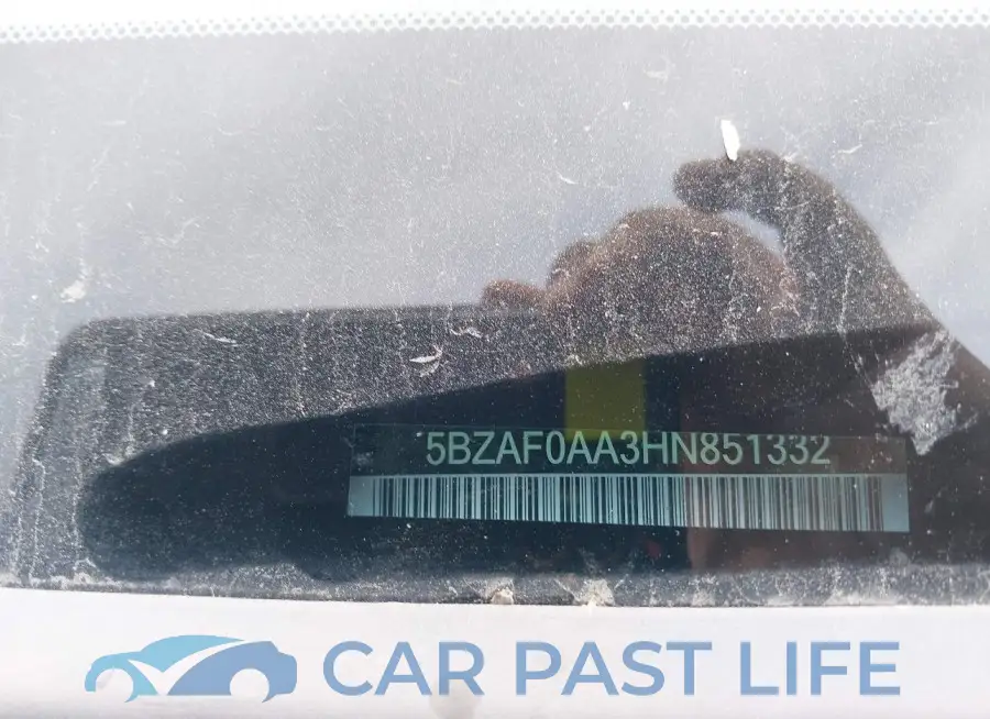 5BZAF0AA3HN851332# 9