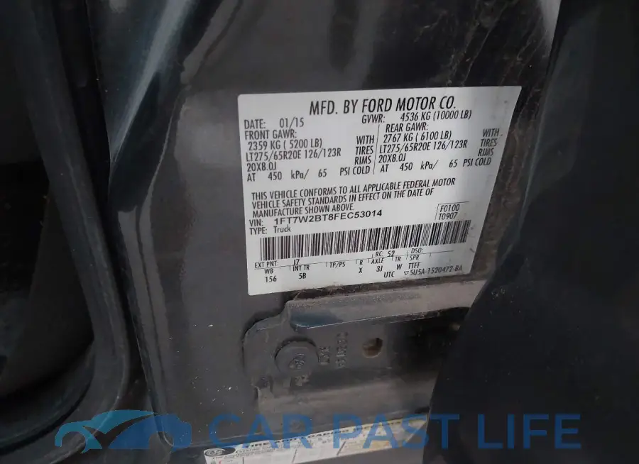 1FT7W2BT8FEC53014# 9