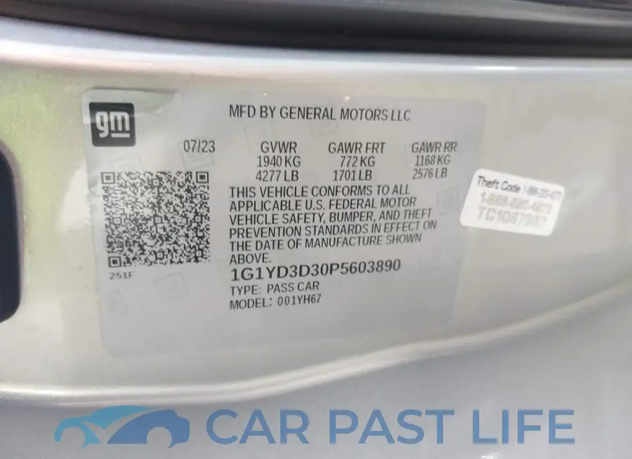 1G1YD3D30P5603890# 9