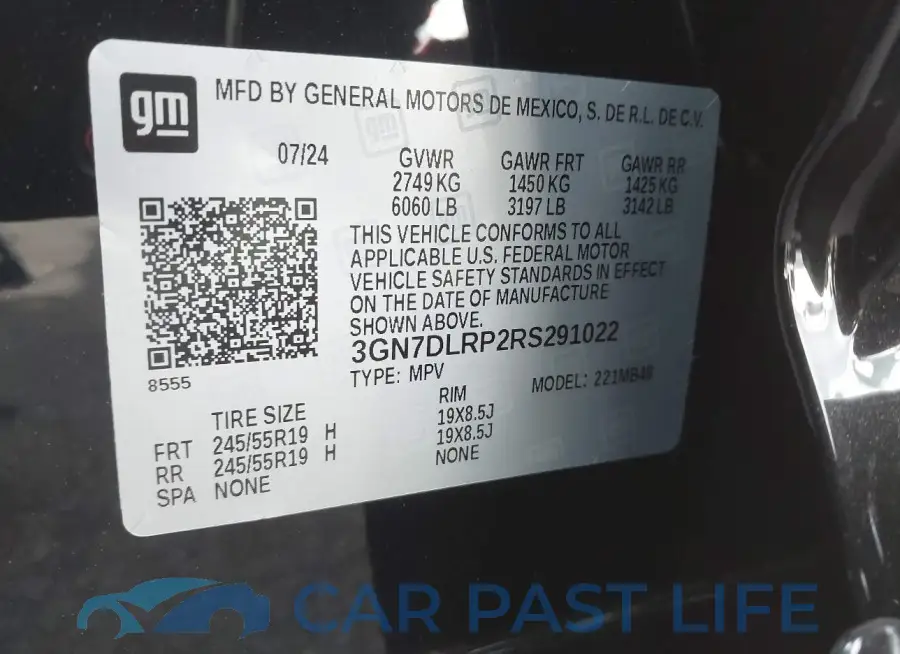 3GN7DLRP2RS291022# 9