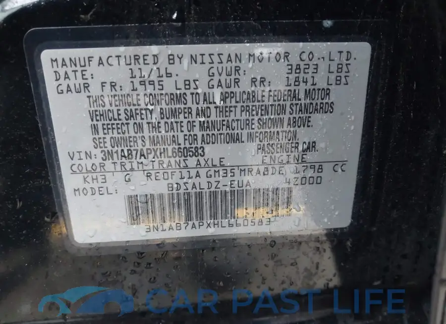 3N1AB7APXHL660583# 9