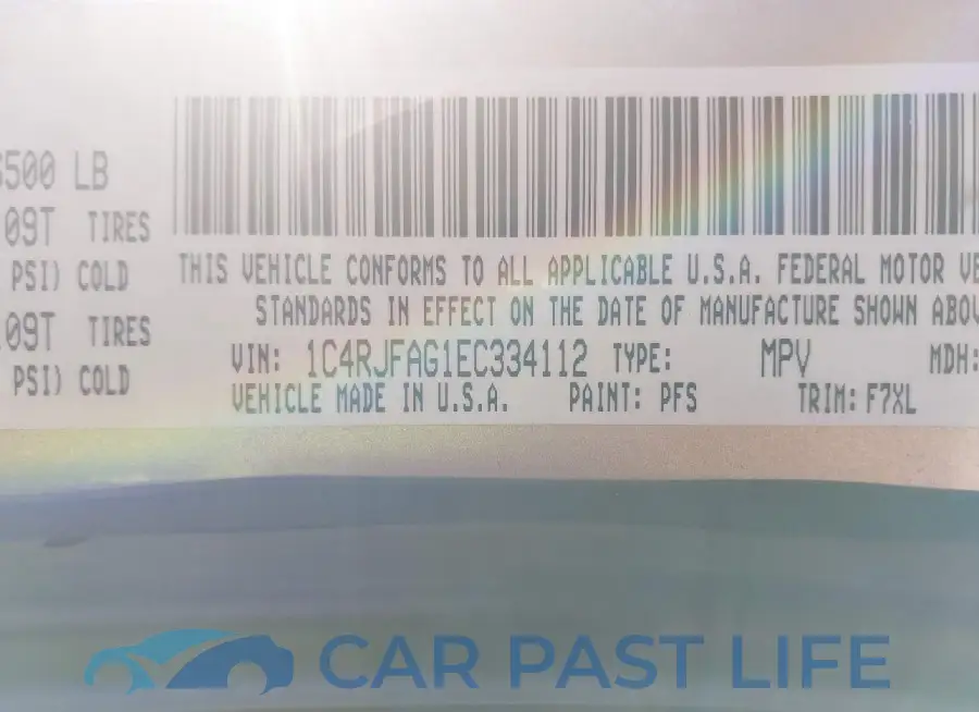 1C4RJFAG1EC334112# 9