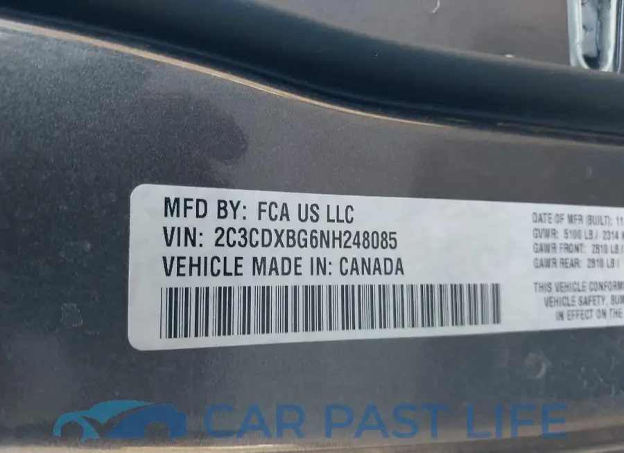 2C3CDXBG6NH248085# 9