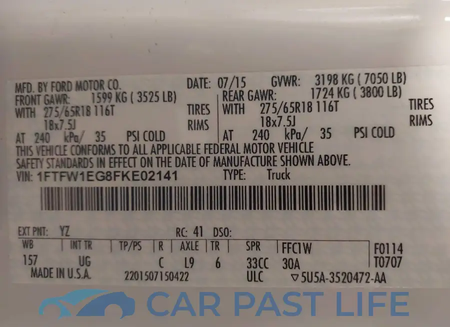 1FTFW1EG8FKE02141# 9