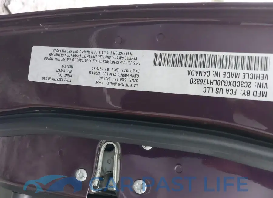 2C3CDXGJ0LH176320# 9