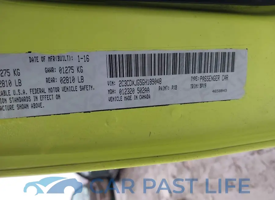 2C3CDXJG5GH189048# 9