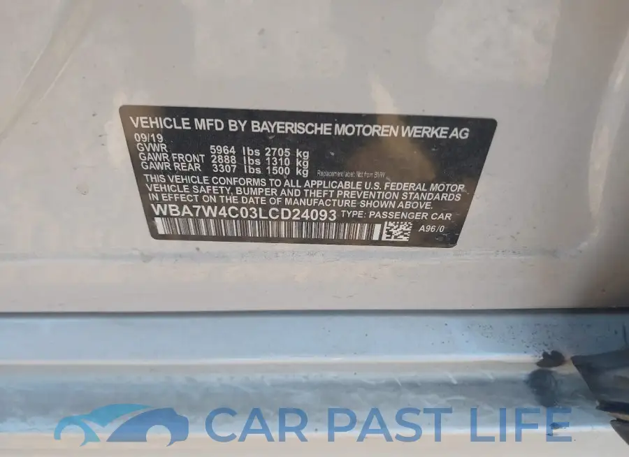 WBA7W4C03LCD24093# 9