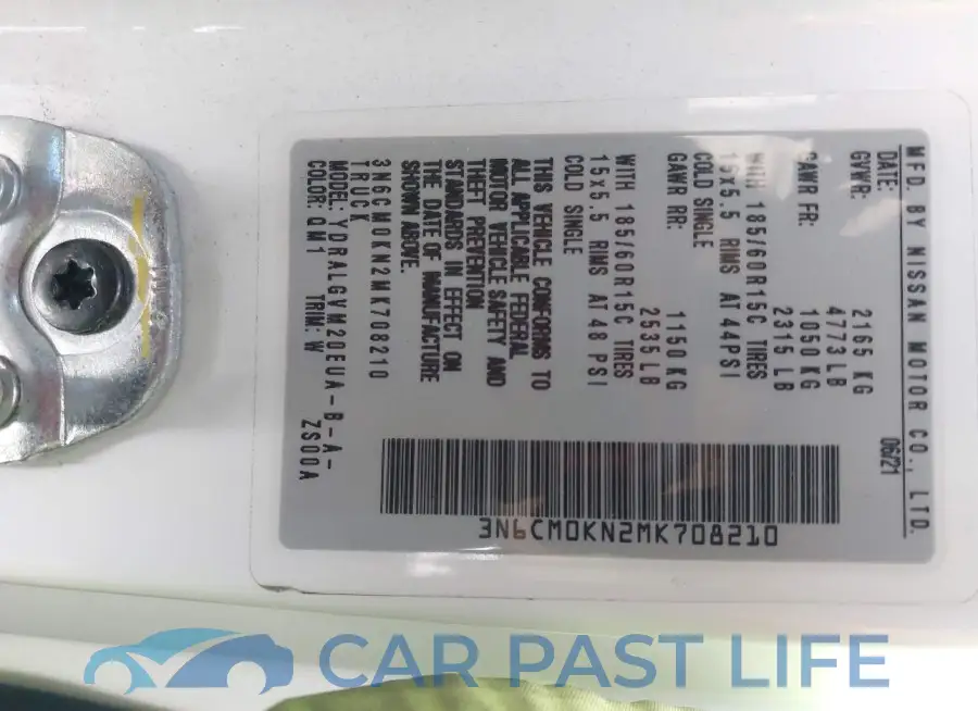 3N6CM0KN2MK708210# 9