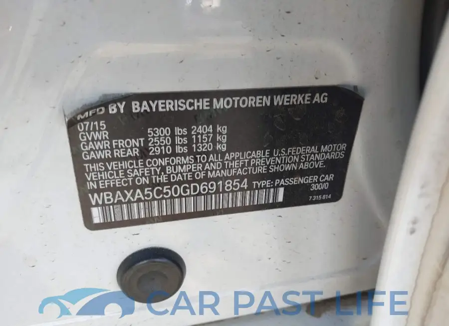WBAXA5C50GD691854# 9