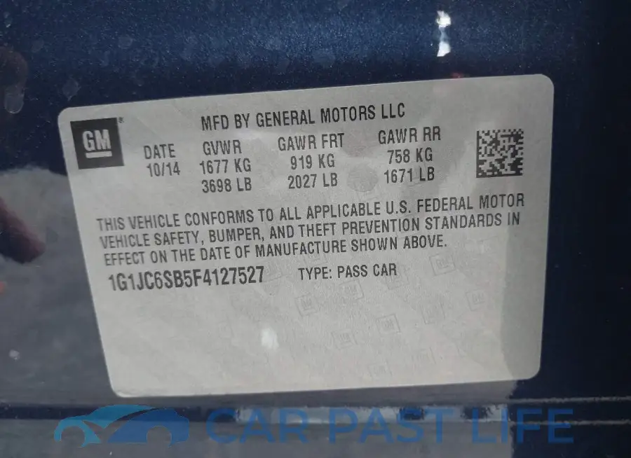 1G1JC6SB5F4127527# 9