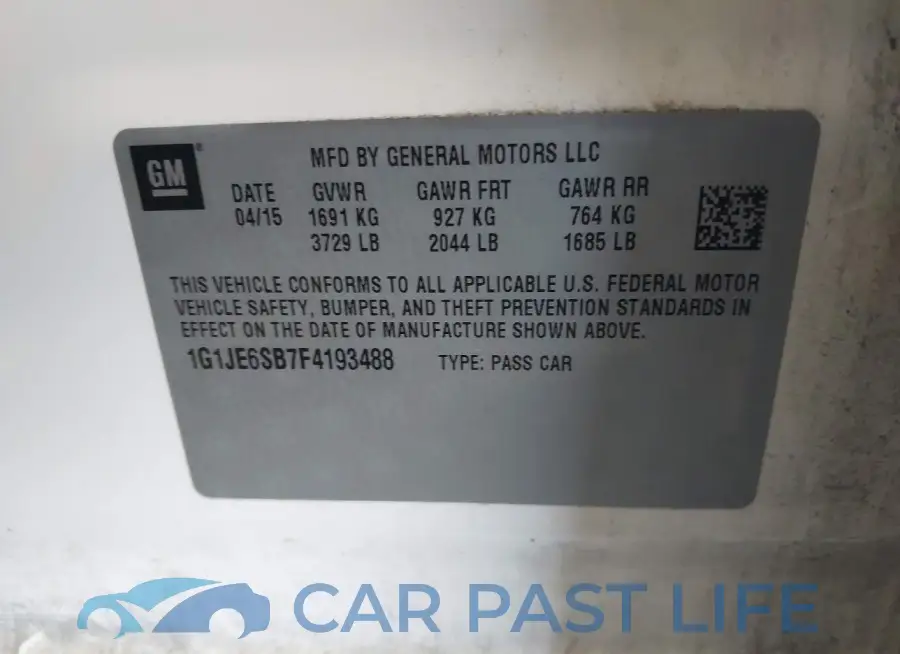 1G1JE6SB7F4193488# 9
