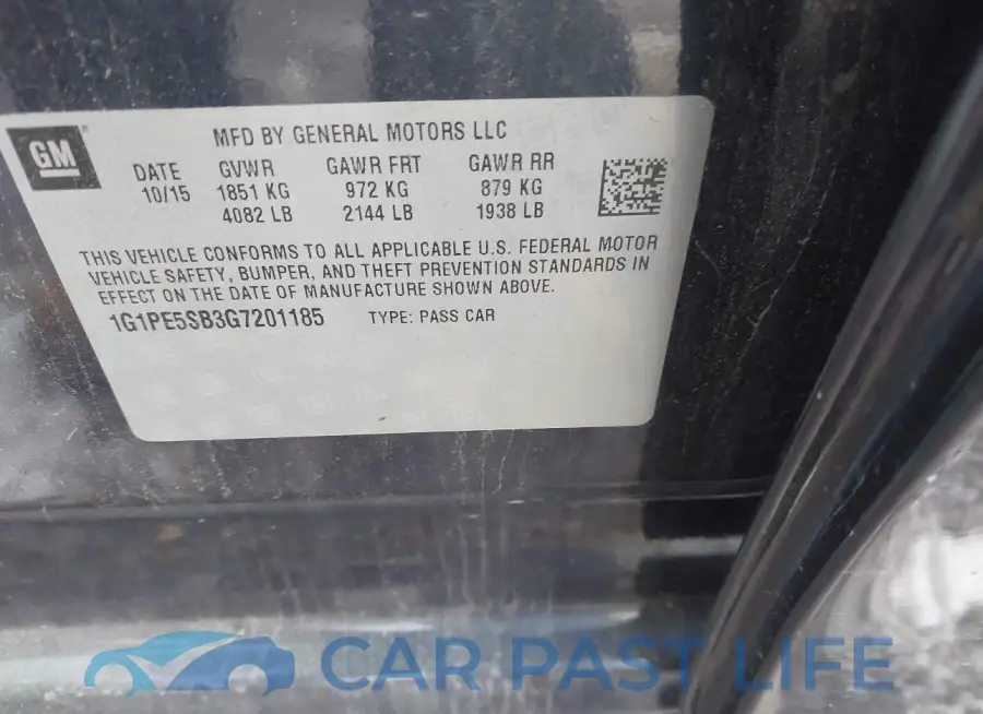 1G1PE5SB3G7201185# 9