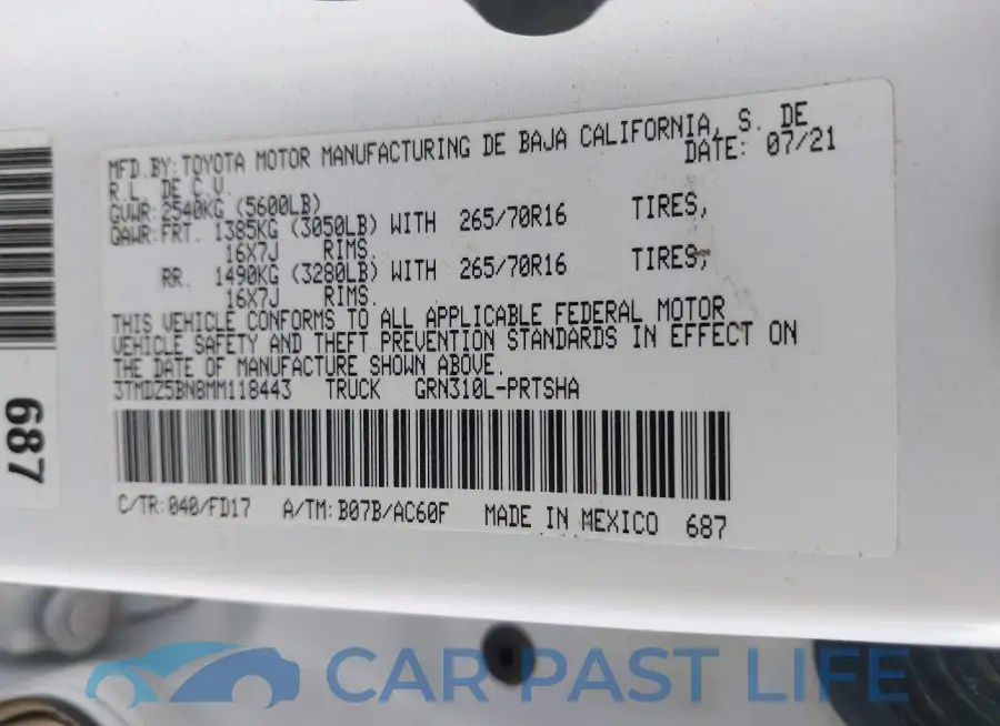 3TMDZ5BN8MM118443# 9