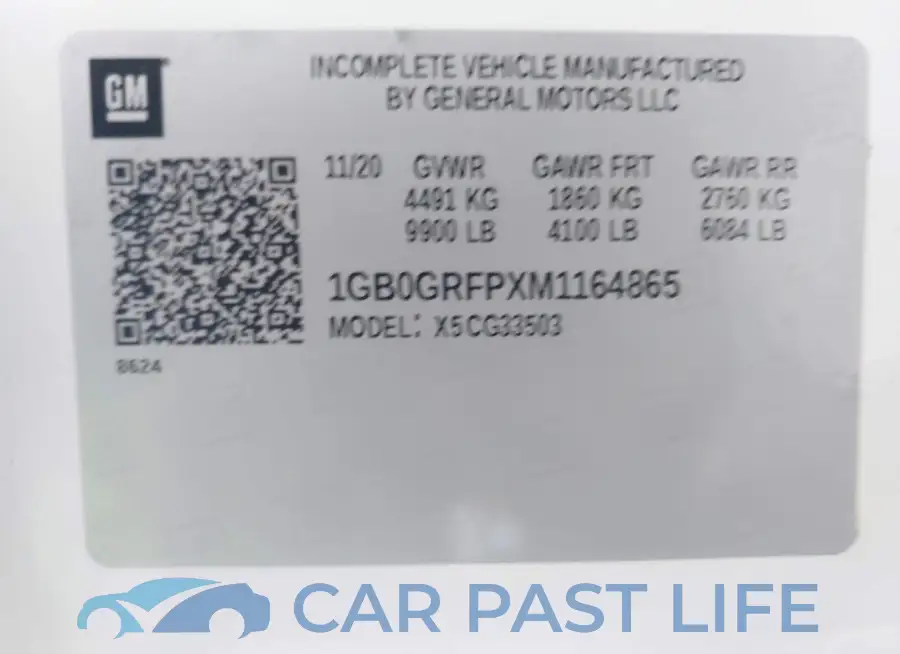 1GB0GRFPXM1164865# 8