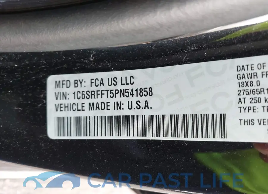 1C6SRFFT5PN541858# 9