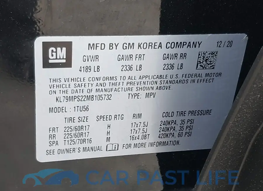 KL79MPS22MB105732# 9