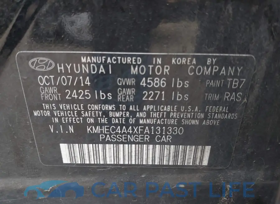 KMHEC4A4XFA131330# 9
