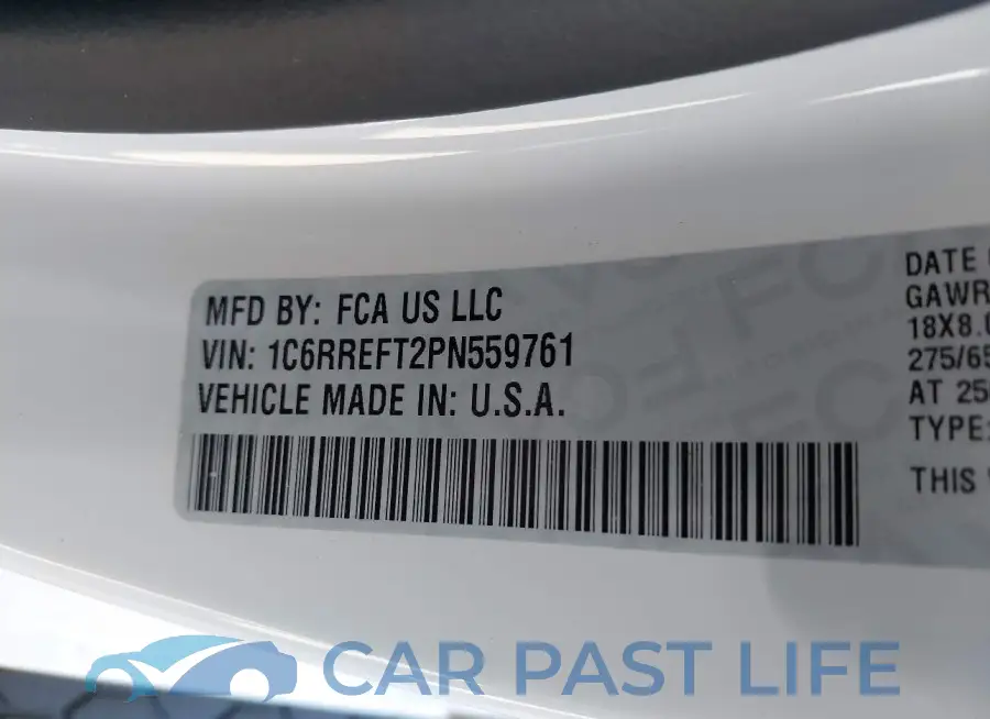 1C6RREFT2PN559761# 9