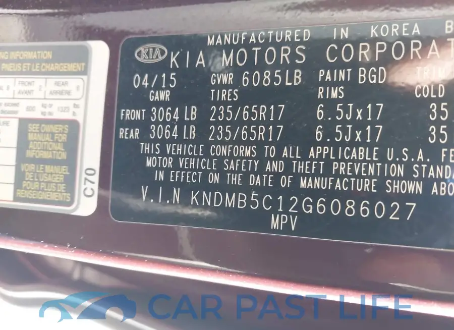 KNDMB5C12G6086027# 9