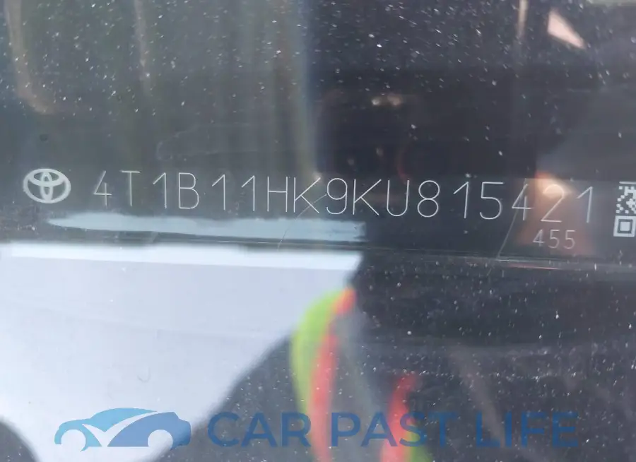 4T1B11HK9KU815421# 9