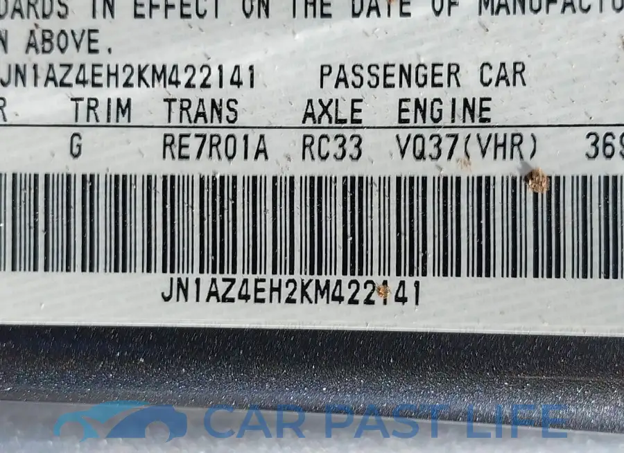 JN1AZ4EH2KM422141# 9